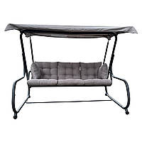 Садова гойдалка Garden Line KRE3125 215X130X175 см сіра