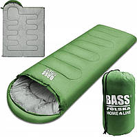 Спальний мішок з капюшоном Bass Polska BH 41998 зелений