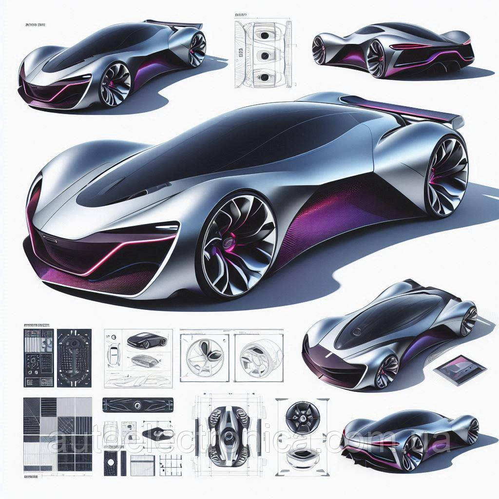 Картина на полотні "Futuristic Sports Car" | FSC.7.40