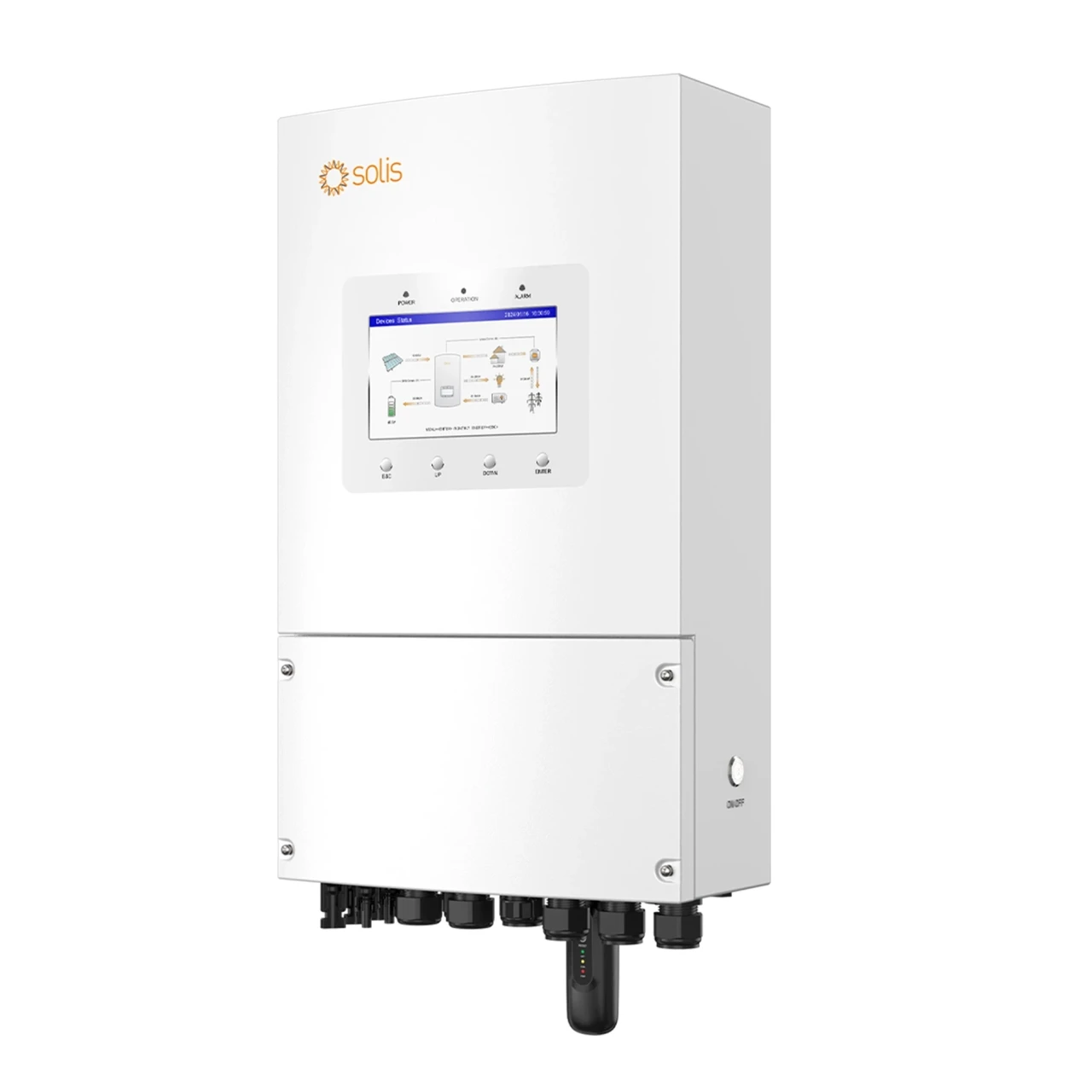 Гібридний інвертор Solis S6-EH1P8K-L-PLUS 8 кВт 48V 2 MPPT Wi-Fi 220V