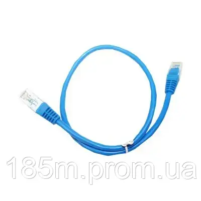 Патч-корд ATCOM RJ45 - RJ45 UTP Cat.5e 0.5m blue 4961, фото 1