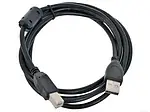 Кабель ATCOM USB AM - USB BM 1.5m black 5474