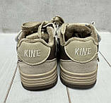 Демісезоні дитячі кросівки Bessky на флісі бежеві 28-29, фото 5