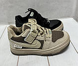 Демісезоні дитячі кросівки Bessky на флісі чорні 32  20.2 см, фото 4