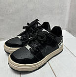 Демісезоні дитячі кросівки Bessky на флісі чорні 32  20.2 см, фото 5