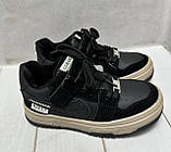 Демісезоні дитячі кросівки Bessky на флісі чорні 32  20.2 см, фото 3