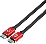 Кабель ATCOM HDMI-HDMIVER 2.0 4K 1.0m Red/Gold 24941