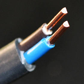 Кабель 2х1,5 ВВГ нг-П мідний Слобожанський КЗ СЕРТИФІКАТ