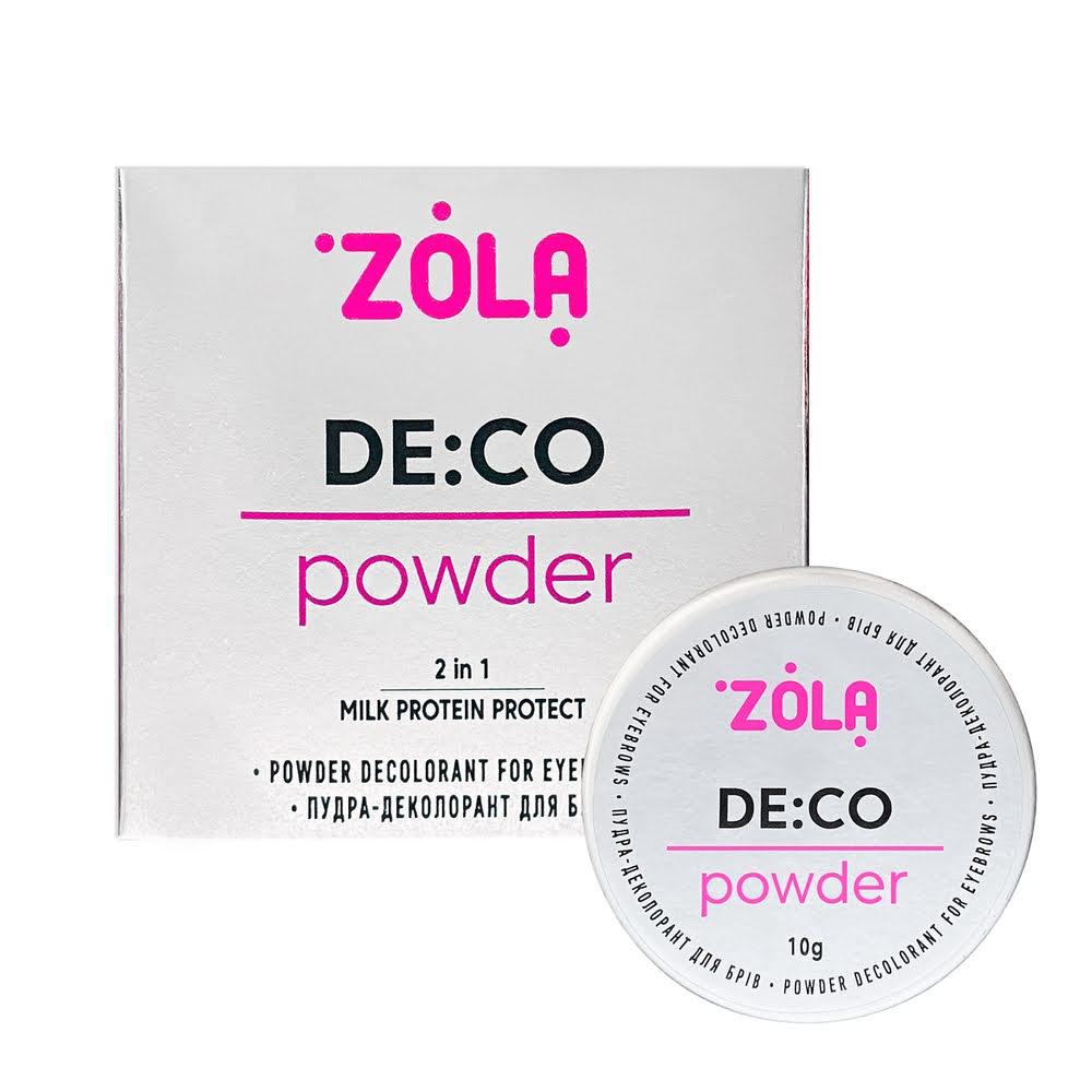 Zola пудра-деколорант DE:CO Powder (10г) для освітлення брів