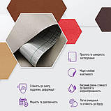 Самоклеюча екошкіра у рулоні 1.37*3m*0.5mm LIGHT GREY (D) SW-00001324, фото 4