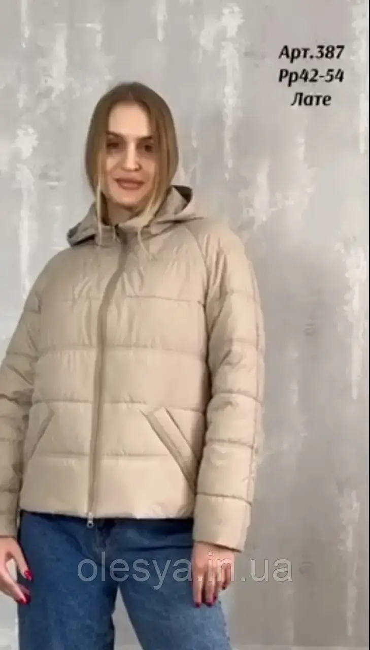 Жіноча демісезонна куртка 387 тм Mangelo Розміри 42 - 54