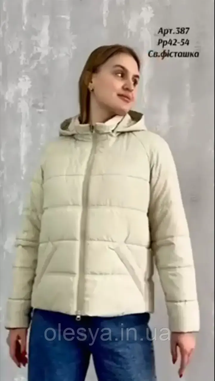 Жіноча демісезонна куртка 387 тм Mangelo Розміри 42 - 54, фото 1