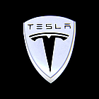 Світлодіодне штатне VIP підсвічування на дверях автомобіля з логотипом Tesla, фото 3