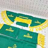 Комплект штор на кабіну МТЗ МК (зелені), фото 3