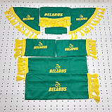 Комплект штор на кабіну МТЗ МК (зелені), фото 2