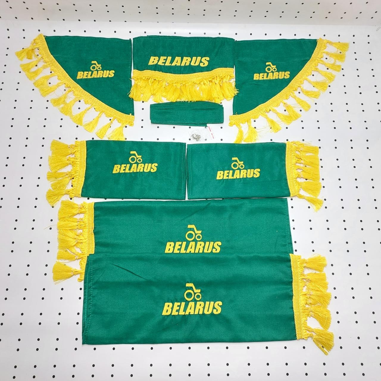 Комплект штор на кабіну МТЗ МК (зелені), фото 1