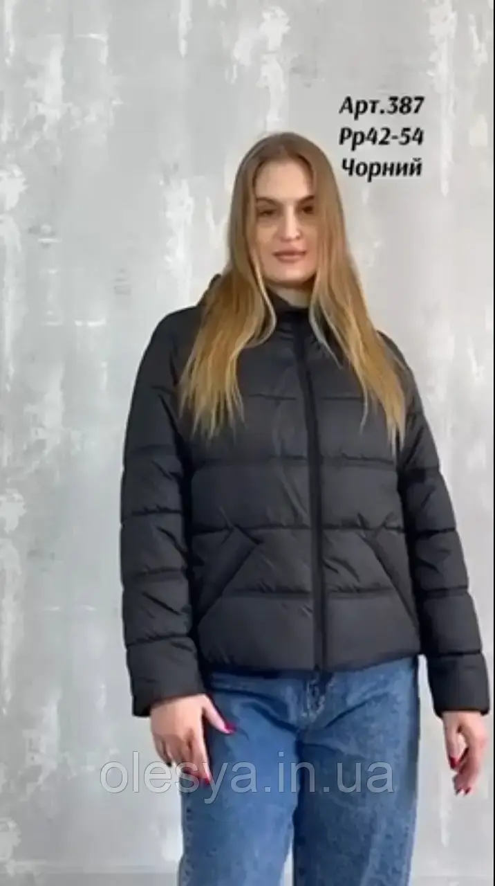 Жіноча демісезонна куртка 387 тм Mangelo Розміри 42 - 54, фото 1