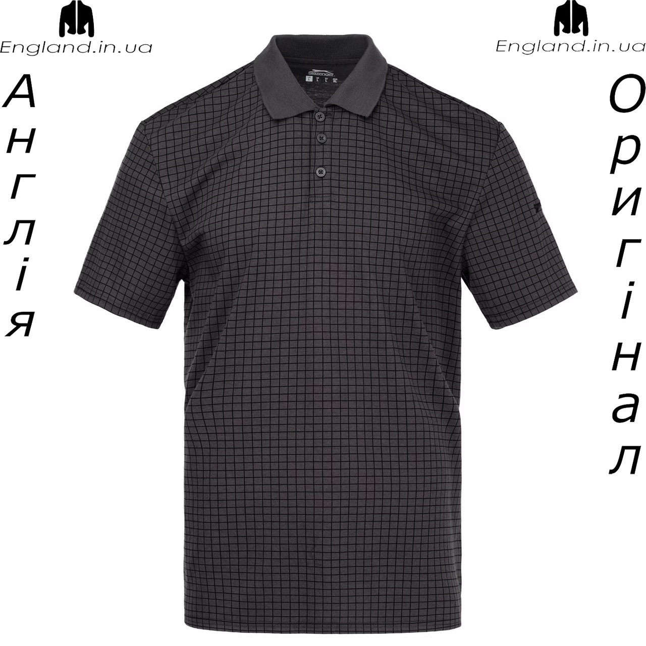 Поло чоловіча Slazenger (Слазенгер) з Англії - в клітку, фото 1