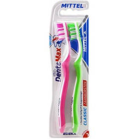Зубна щітка Elkos DentaMax Classic Mittel середньої жорсткості 2 шт.