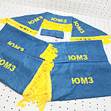 Комплект штор на кабіну ЮМЗ УК (сині), фото 3