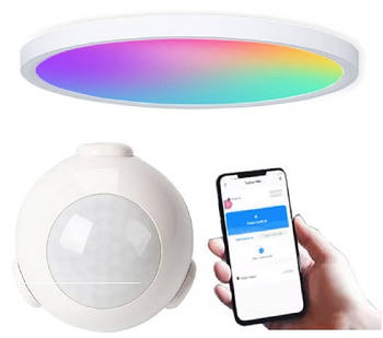 Комплект WIFI автоматизації освітлення 1DAL LightKit WF6 | Датчик руху + RGB світильник 6 W | APP "Tuya"