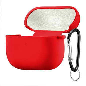 Чохол Silicone Case Fibra для навушників Apple AirPods 4 (Red)