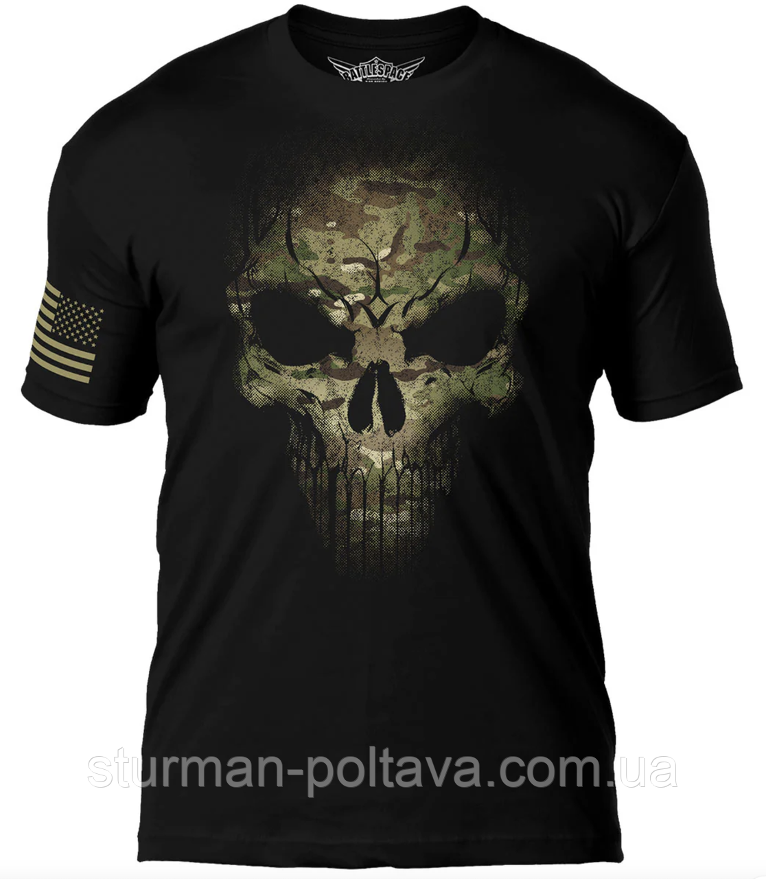 Футболка чоловіча Дух воїна 7.62 Design Дух війна (карач) мультикам Camo Skull Battlespace USA розм-S