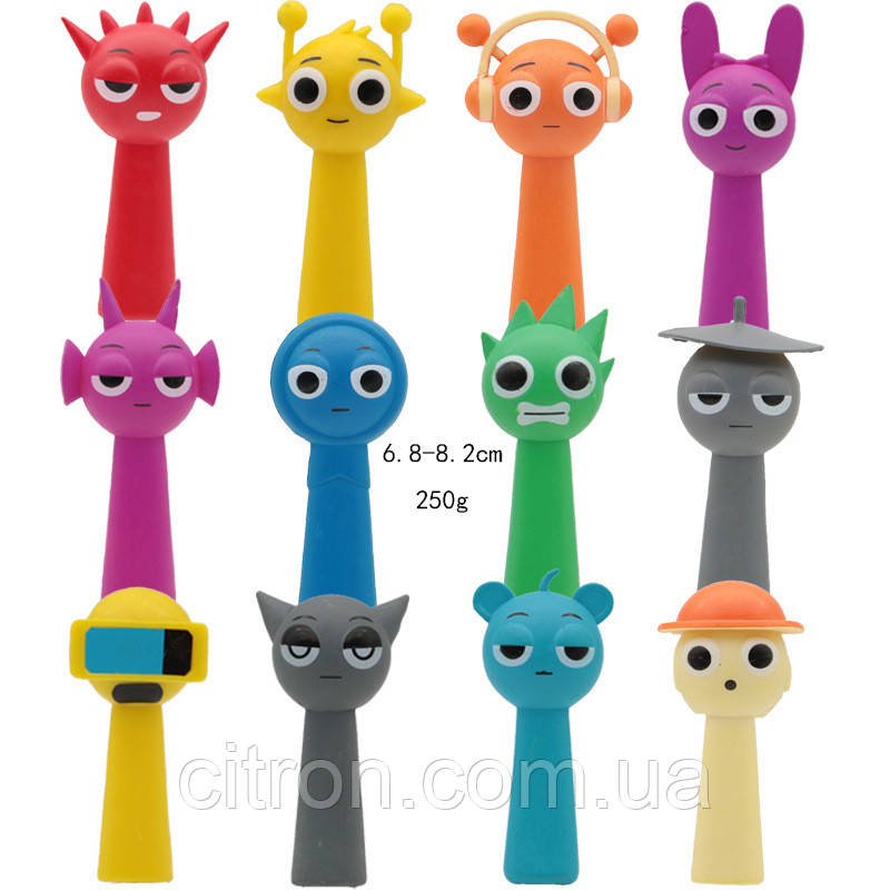 Набор из 12 фигурок "Спрунки" Incredibox Sprunki Пластиковые фигурки ...