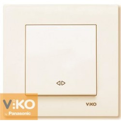 Вимикач перехресний Крем Karre Viko, 90960131