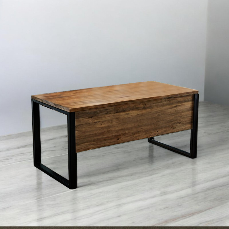 Стіл керівника Tobi Sho LOFT Volcano СКВ/1 прямий стільниця 36 мм, 1600х800х765 Фаєрвуд