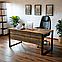Стіл керівника Tobi Sho LOFT Volcano СКВ/1 прямий стільниця 36 мм, 1600х800х765 Фаєрвуд, фото 3