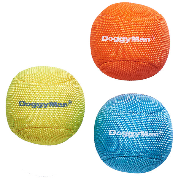 М'який м'яч з наповнювачем DoggyMan Soft Ball S ДОГГІМЕН іграшка для собак ЖОВТИЙ