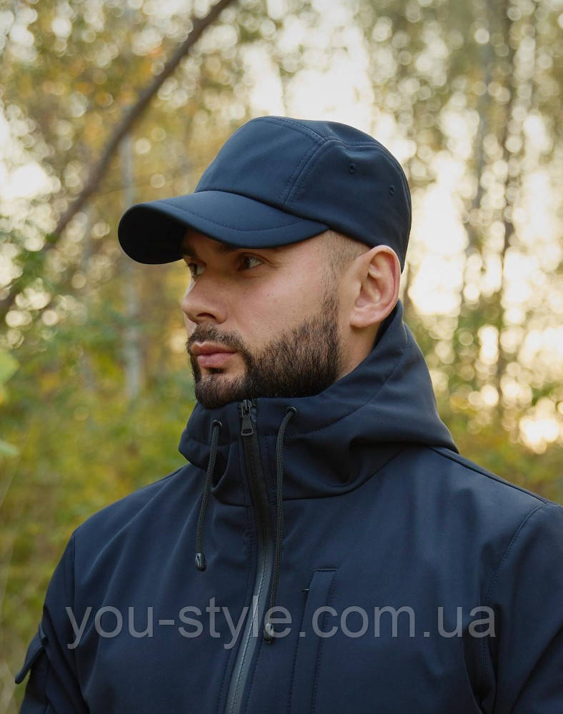 Кепка soft shell синя (1905281389)