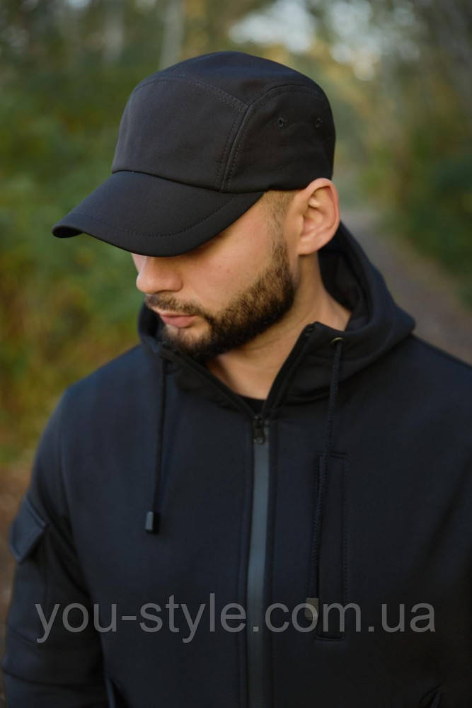 Кепка soft shell чорна (1864598656)