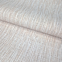 Шпалери вінілові 10.05 × 1.06 м Слов’янські шпалери 1248-01, молочні, сірі, персикові в спальню, вітальню, коридор