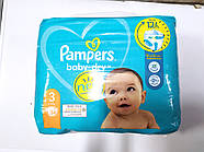 Підгузники дитячі Pampers Бейбі драй №3 34шт Німеччина
