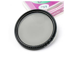 Нейтрально сірий фільтр змінної щільності ND 2-400 діаметр 37 мм. для фото-відеозйомки.