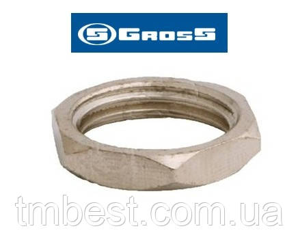 Контрайка 1/2" нікельована Gross SF