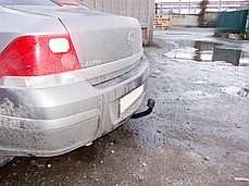 Фаркоп Opel Astra H 2008-2012 (Опель Астра Н седан) без підрізу бампера, фото 3