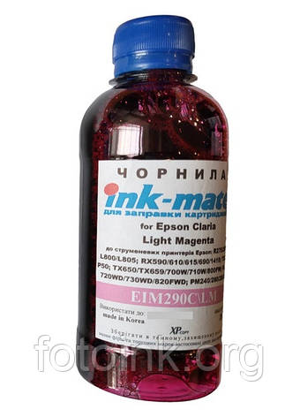 Чорнила Ink-Mate EIM290C/LM Epson Foto Light Magenta 200мл, фото 3