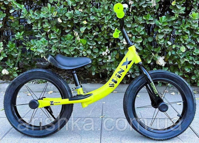 Велобіг металевий "CORSO Spin-X" сталева рама, колесо 14", фото 1