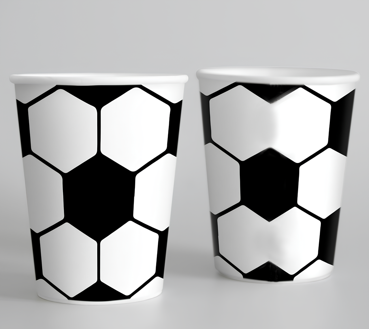 Стаканчики паперові одноразові | Футбольний м'яч