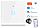 Сенсорний вимикач світла Wi Fi Switch білий одинарний, фото 2