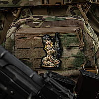 M-Tac нашивка Tactical girl №5 PVC Hooligan, фото 3