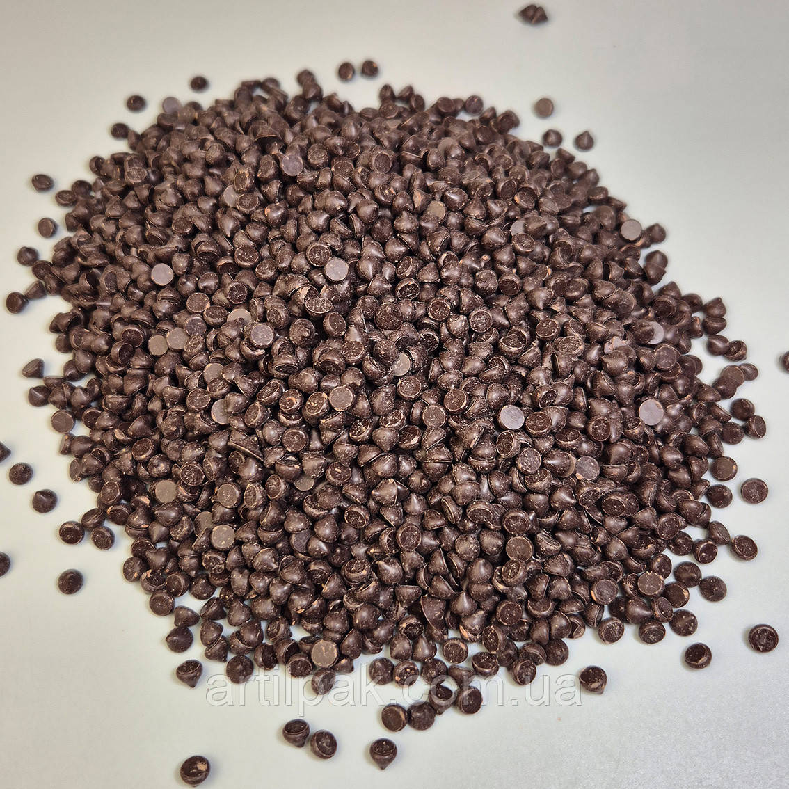 Дропси термостабільні з високоякісної кондитерської глазурі  Шарлі Деко Дарк (фасування 0,5 кг), фото 1