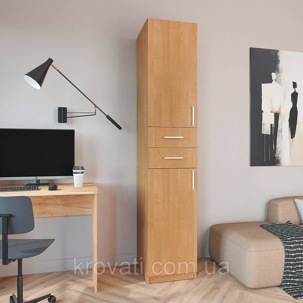 Пенал закритий з шухлядами 3 NEW , Компаніт, Вільха