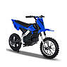 Дитячий електро мотоцикл пітбайк двоколісний на акумуляторі Bambi M 6076 для дітей 3-8 років Синій, фото 2