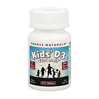 Source Naturals Kids D3 Fast Melt (100 tab)