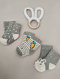 Шкарпетки для новонароджених (махра) комплект 3 пари, фото 3