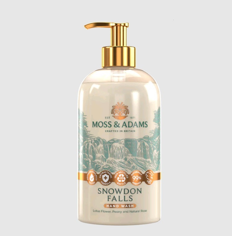 Лакшері мило для рук Moss & Adams доглядаюче 500мл Сноудонскі Лілії